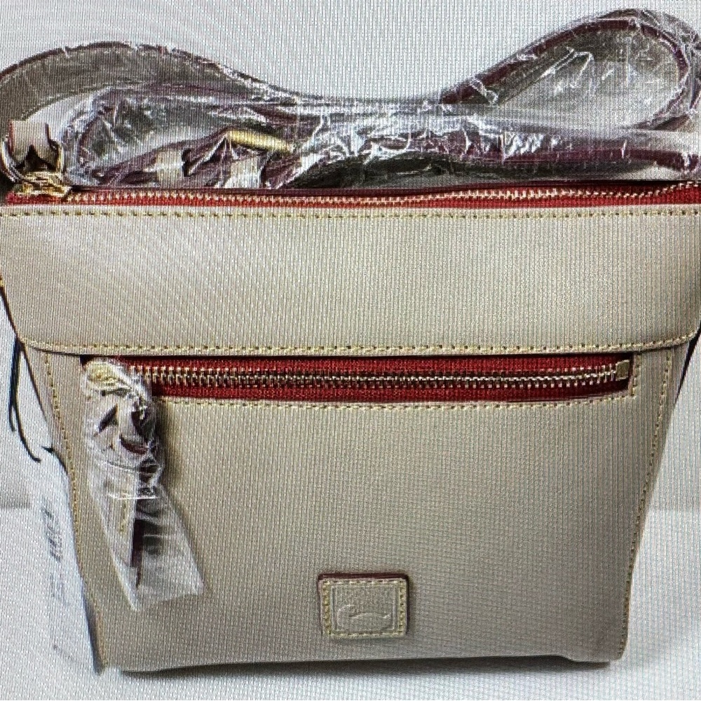 Dooney & Bourke Florentine Allison Crossbody in Light Taupe NWT